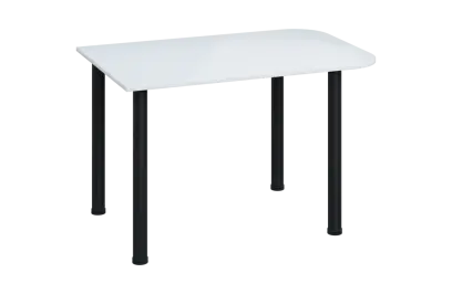 EJH 1 - 120 přístavba jednací, kovová podnož černá, deska 18 mm, bílá